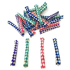 Bulk 200 Pack Chinese Finger Trap Assortment - Fun Gag Puzzles for All Ages