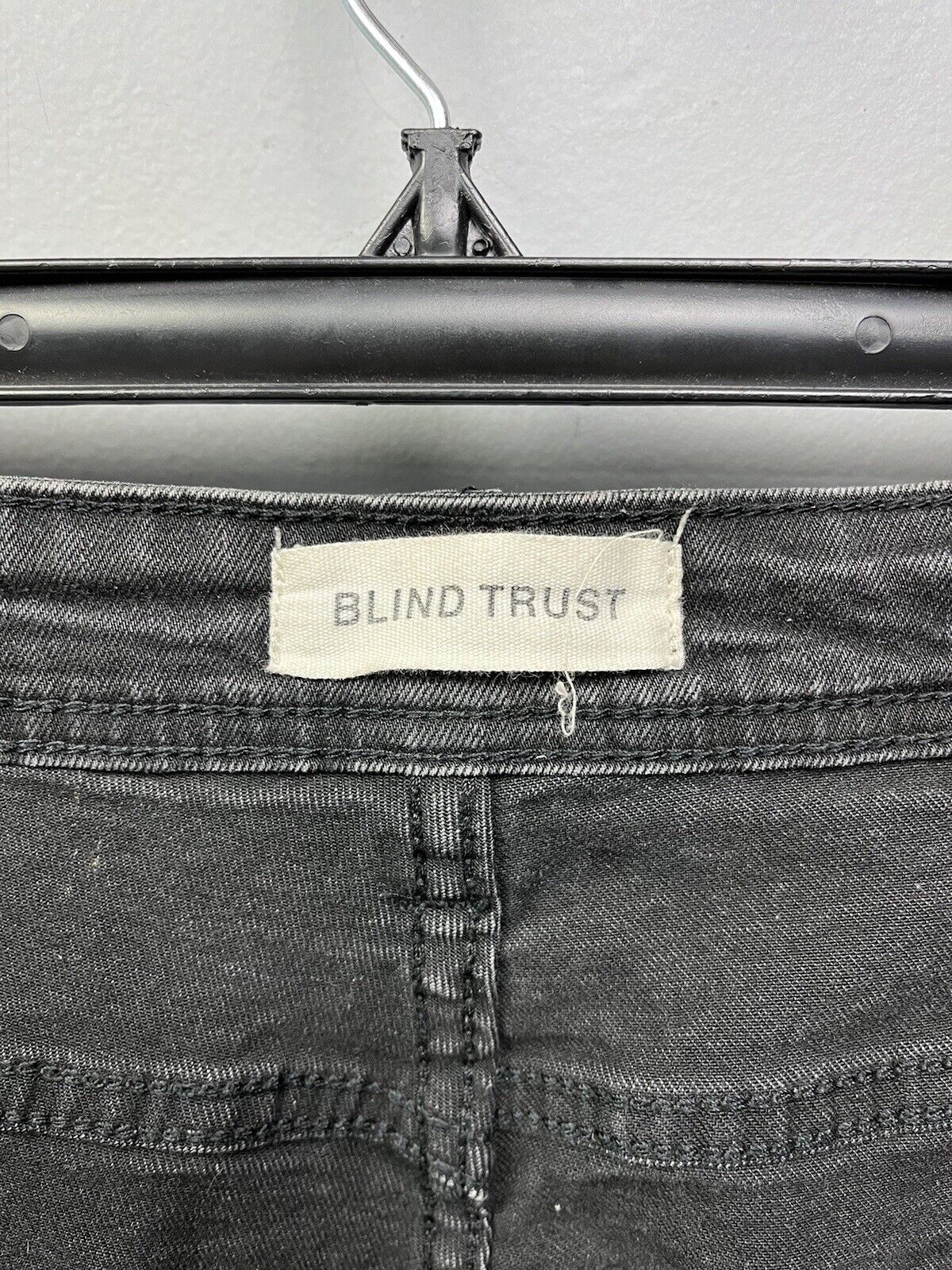 Blind Trust Denim Shorts Mens size 48 Black Jean … - image 6