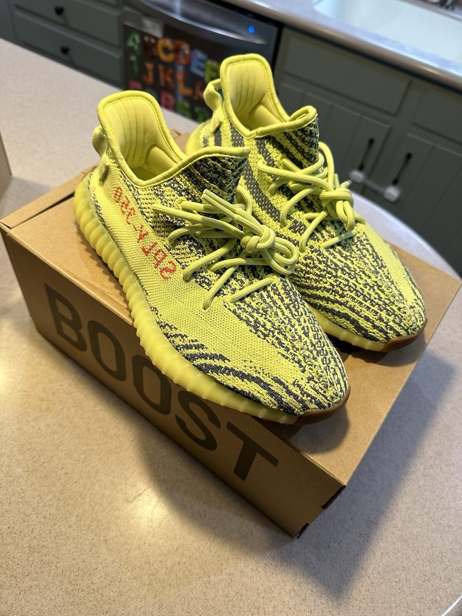 Yeezy 350 V2 Adidas Yeezy Semi Frozen Yellow 2018 Size Yeezy Boost 350 V2  Low Semi
