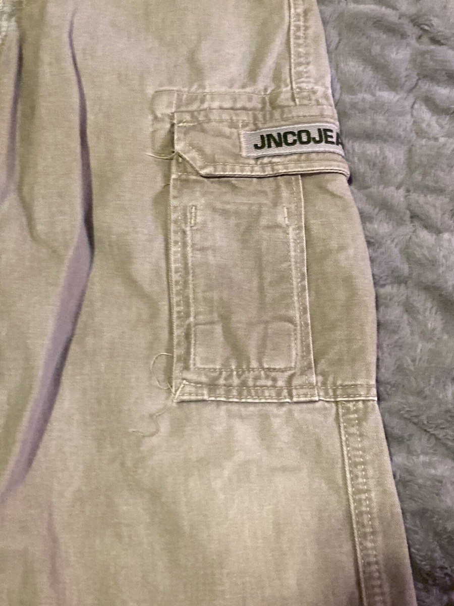 vintage JNCO JEANS KIDS YOUTH Baggy Khaki CARGO PANTS SIZE 8 vintage JNCO JEANS KIDS YOUTH Baggy Khaki CARGO PANTS SIZE 8