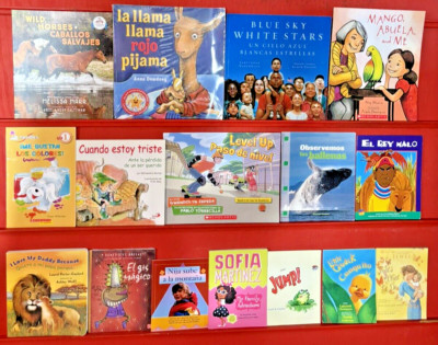 16 Bilingual Spanish English & Spanish Children's Picture Books Libros Espanol