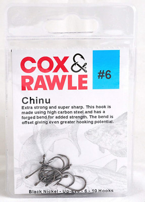 Cox & Rawle Chinu Hook Karpfenhaken Angelhaken superscharf Größe 6