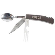 Poler Hobo Knife, Spoon, Fork Folding Utensils
