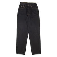 Vintage LEVI'S Orange Tab Womens Jeans Black Regular Mom 90s W22 L27