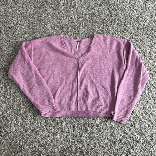 FREE PEOPLE Take Me Places Pullover In Pink - Picture 4 of 6