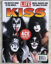  LIFE MAGAZINE KISS REMEMBERING ACE FREHLEY 2025 guitar Music stone rolling time