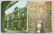 Vintage Sanborns House of Tiles Mexico City Mural Postcard 1939-Now
