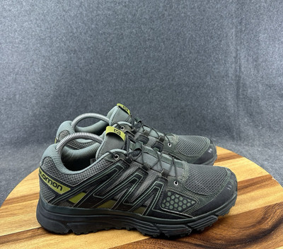 Salomon X Mission-3 Trail Hiking Running Shoes Green/ Black Men's Size 8.5