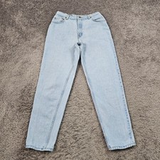 VINTAGE Levis 550 Jeans Womens 12 Tapered Relaxed Denim Cotton 90s USA 28x30