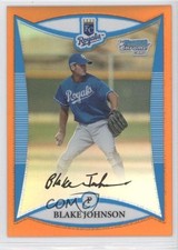 2008 Bowman Chrome Prospects Orange Refractor 11/25 Blake Johnson #BCP49 1l2