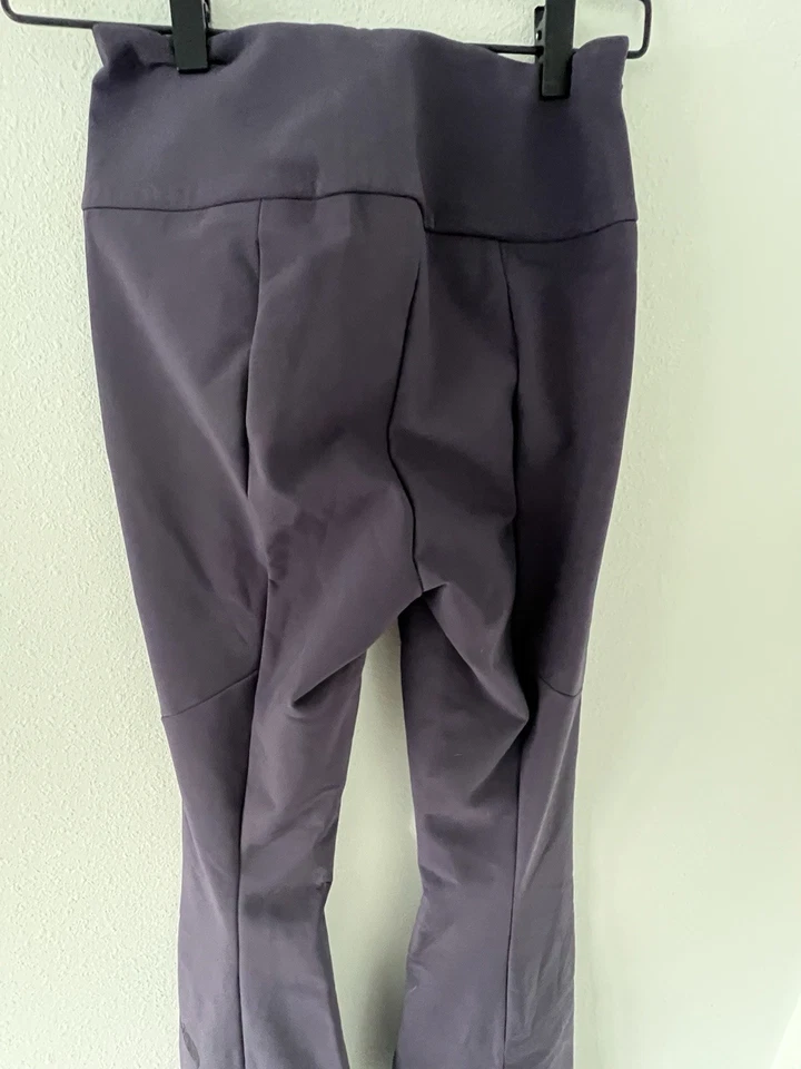 Pantalones de snoga The North Face para mujer 4 negros corte bota invierno esquí cremallera lateral Foto 3 de 4