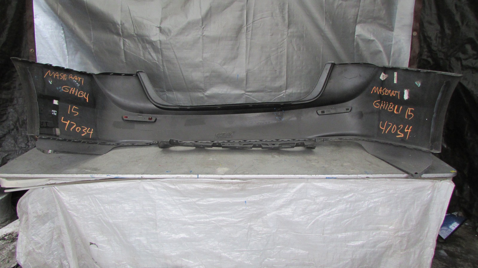 2014-2017 MASERATI GHIBLI Bumper Cover - Rear OEM NO SHIPPING 47034