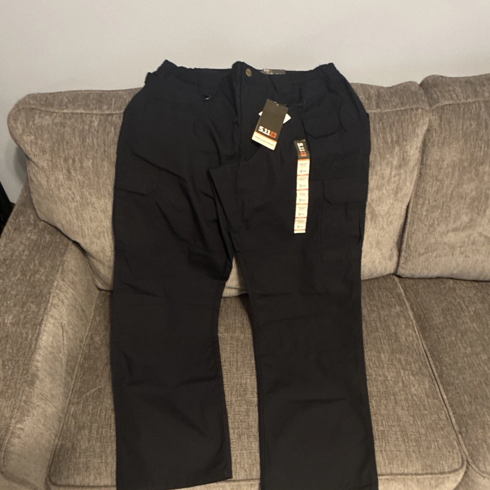 5.11 Tactical Women's Black Solid Pants Size 16 Regular MPN 64360 Poly/Cotton