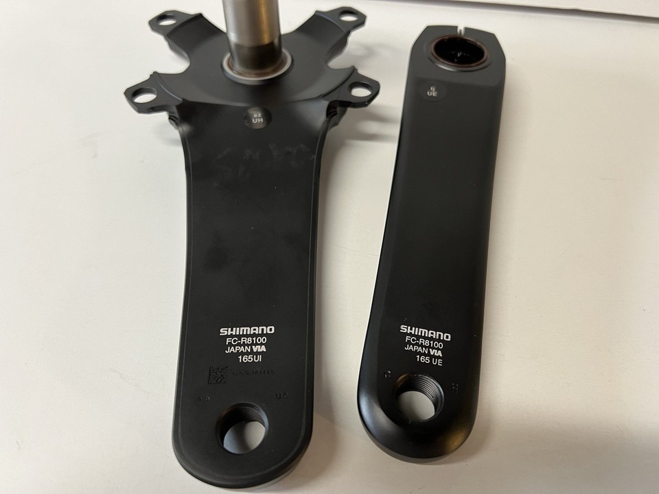 Shimano Ultegra Powermeter Kurbel FC-R8100-P Ohne Kettenblätter 165 Mm