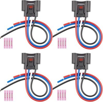 Ignition 4PCS Coil Connector Harness Wiring Pigtail Fit for Toyota Camry Corolla