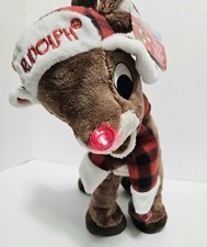 Rudolph the Red Nosed Reindeer DanDee Light Up Walking Animated Plush NWT