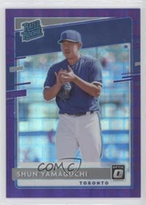 2020 Donruss Optic FOTL Purple Pandora Prizm /99 Shun Yamaguchi Rookie RC 00c9