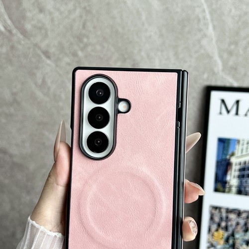 Funda de cuero magnética plegable 7/6/5/4/3 para Samsung Galaxy Z - Imagen 4 de 23