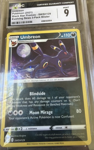 Umbreon graded CGC 9 for sale on eBay