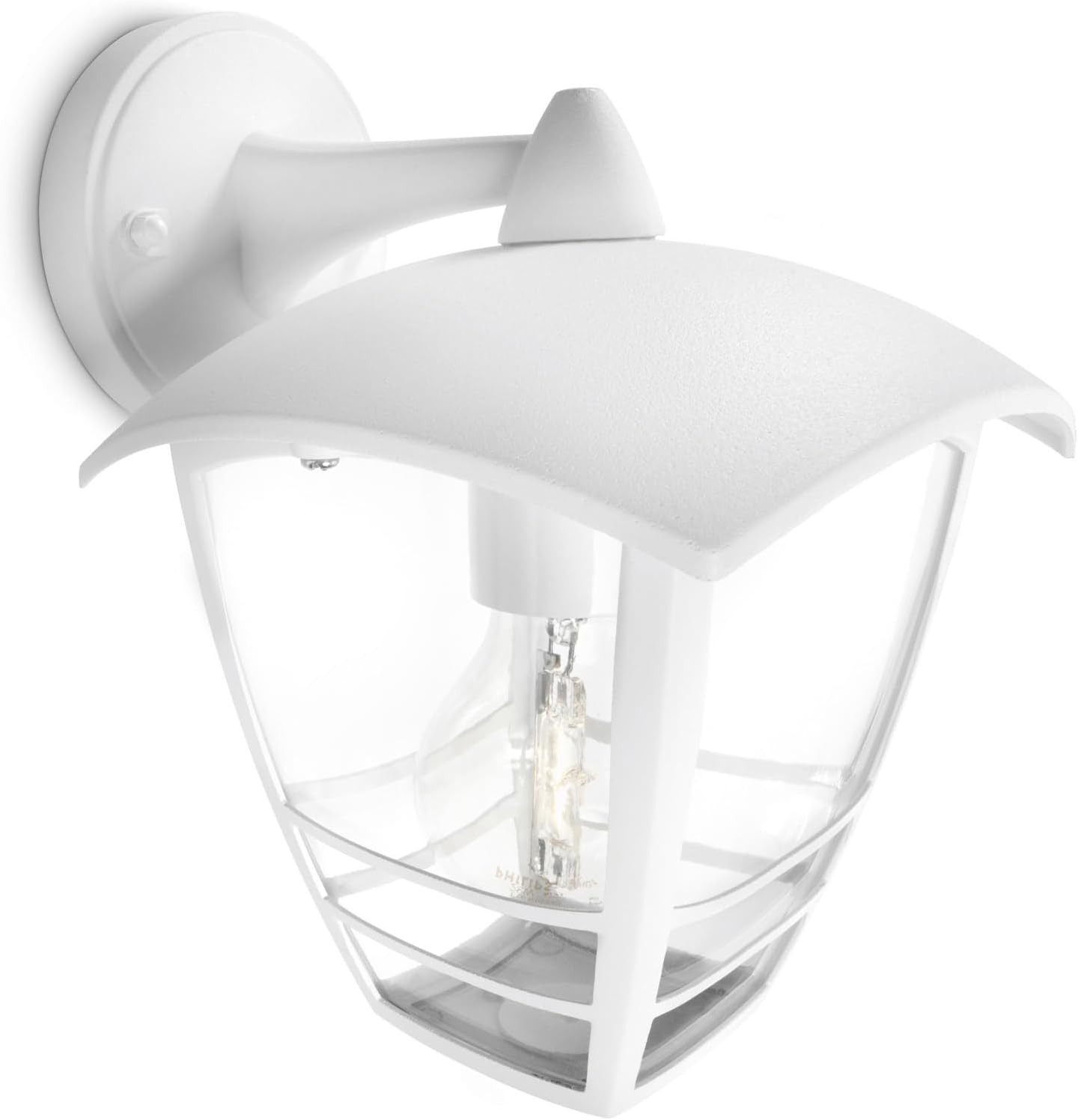 Applique Esterno LED Creek Philips Bianco Lanterna Design IP44 E27