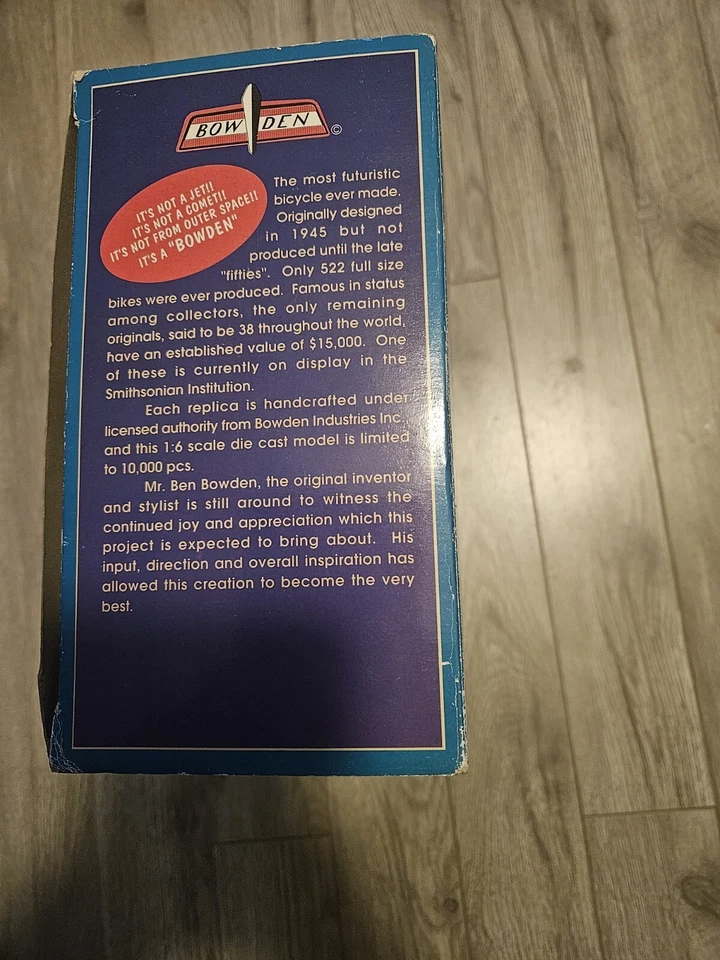 XONEX "Bowden 1945 Black Edition Spacelander? model. 1:6 Scale Die Cast - Image 3 of 4