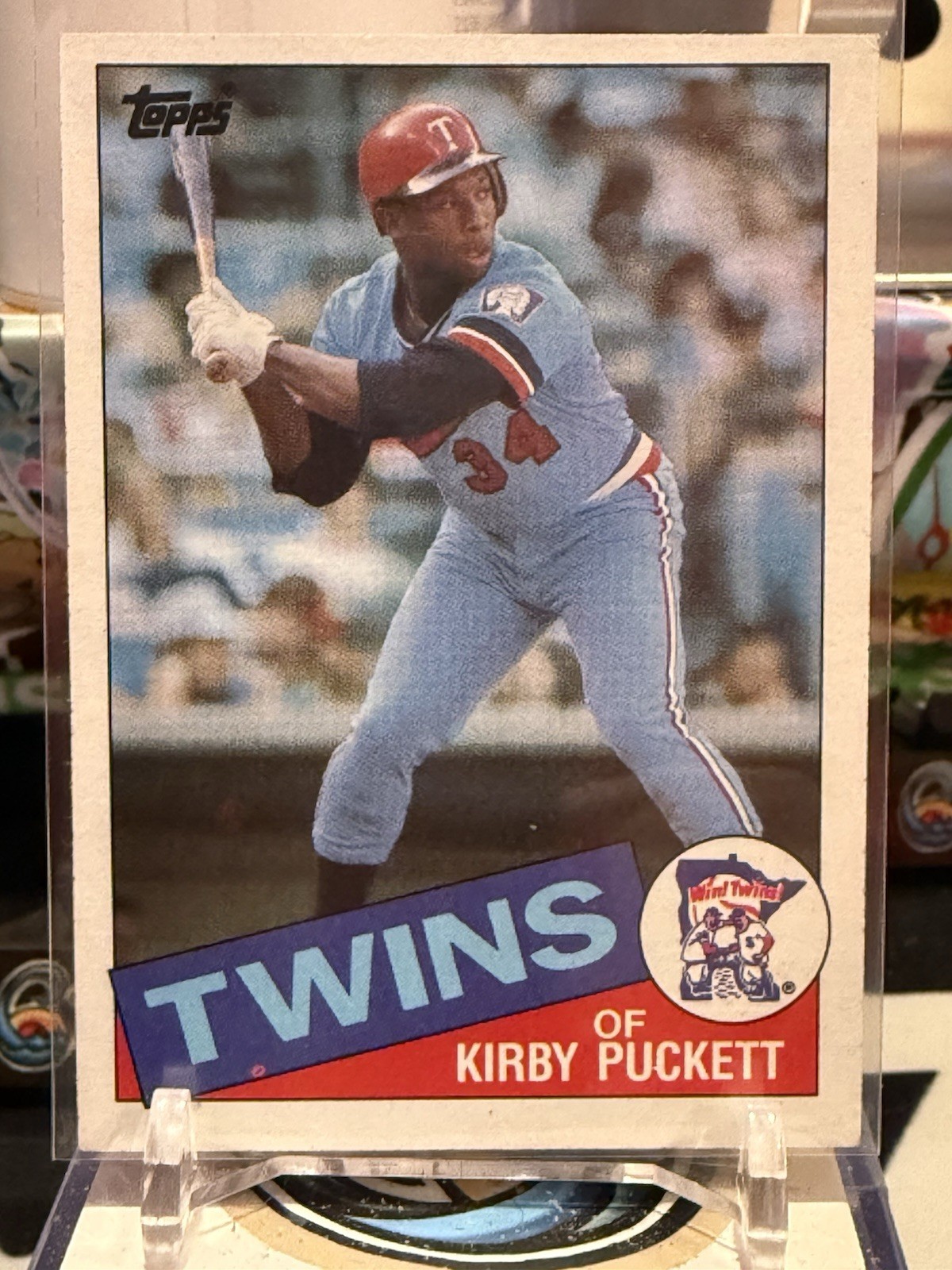 1985 TOPPS #536 KIRBY PUCKETT ROOKIE RC MINNESOTA TWINS MJR