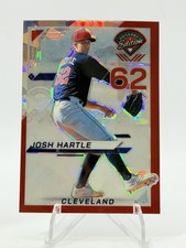 2025 Panini Prospect Edition JOSH HARTLE #177 Red Cracked Ice Prizm