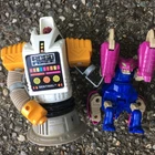 Vtg 1984 Robo Force Sentinel Toy Figure & Transformers LOT of 2 CBS Toys