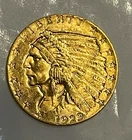 1929 $2.50 Indian Head Incuse Quarter Eagle Gold Coin P Business KM#53