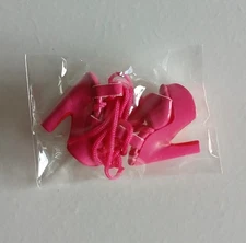 Integrity Toys FR Popular Monogram Pink Strappy Tie Platform Heels