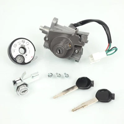 Kit serrure origine pour scooter Sym 50 Mask 2017 35100-XB1-000 Occasion - Photo 1/4