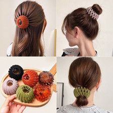 Lazy Bird's Nest Plate Hairpin Women Ponytail Buckle Hair Bun Clip
