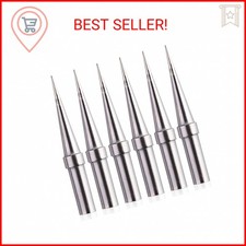 6pcs Replacement Tips Weller ET Soldering Iron Tips for WES51/50,WESD51,WE1010NA