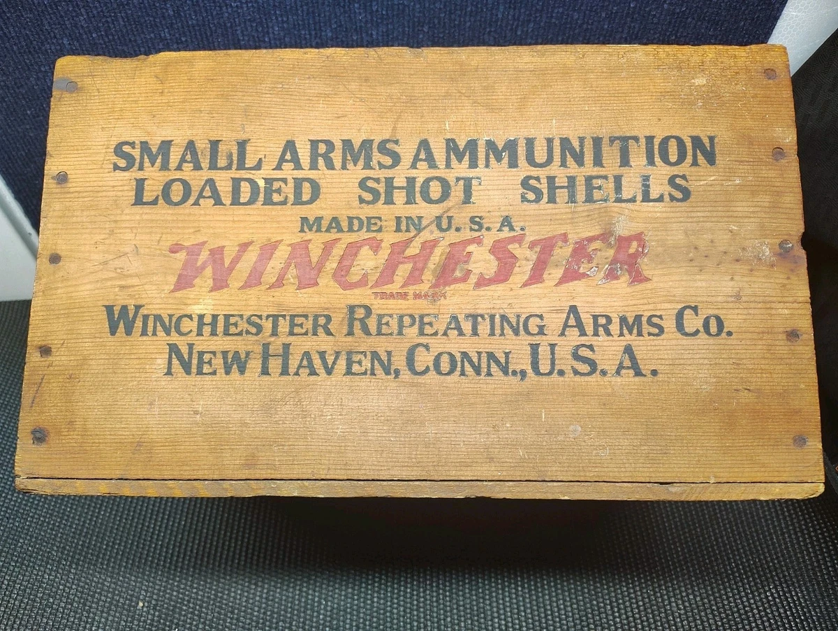 Winchester Vintage Wooden Hunting Ammo Boxes for sale - eBay