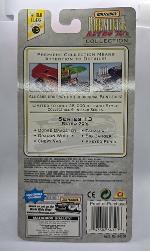 Matchbox Premier Dragon Wheels Green Retro 70s VW Limited Edition World Class - Picture 5 of 12