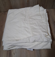 Wamsutta White Pima Cotton Queen Flat Sheet, Clean but a bit yellow