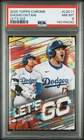 2025 Topps Chrome Shohei Ohtani Let's Go SSP Case Hit Los Angeles Dodgers PSA 8