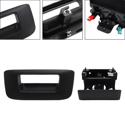 Tailgate Handle Set of 2 Exterior Black Für Chevrolet Silverado 1500 2007-2013