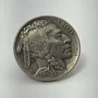 1917 P Buffalo Nickel 5c US Coin Lapel Pin Tie Tack
