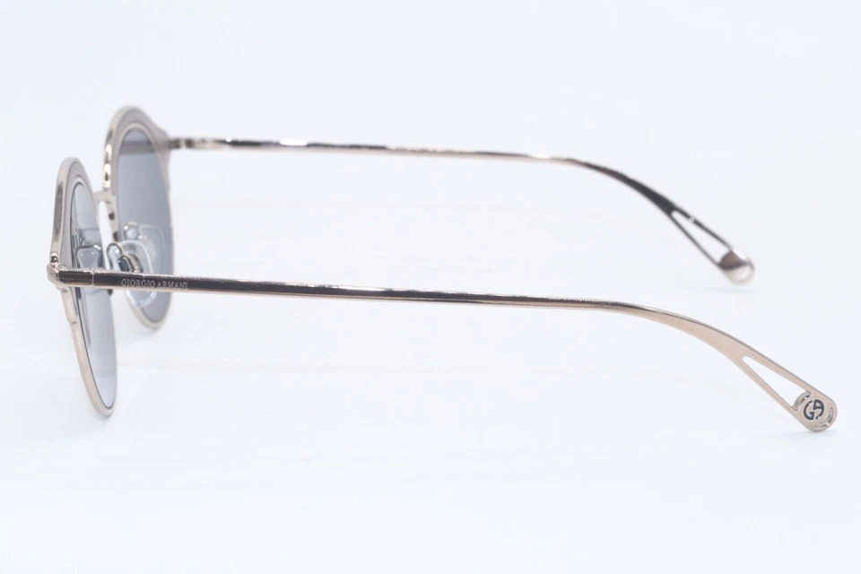 GIORGIO ARMANI AR6071 3011/4Z 玫瑰金圆形镜面金属太阳镜 46-19-140 — 第 3/4 张图片