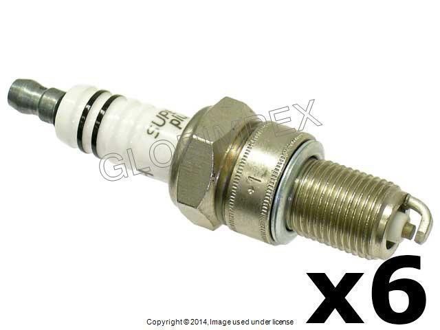 BMW E10 7900 Spark Plug Set of 6 BOSCH OEM 1 YEAR WARRANTY