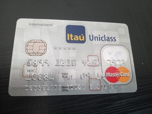 Brasil - Itaú Bank Uniclass - MasterCard - Expired Card