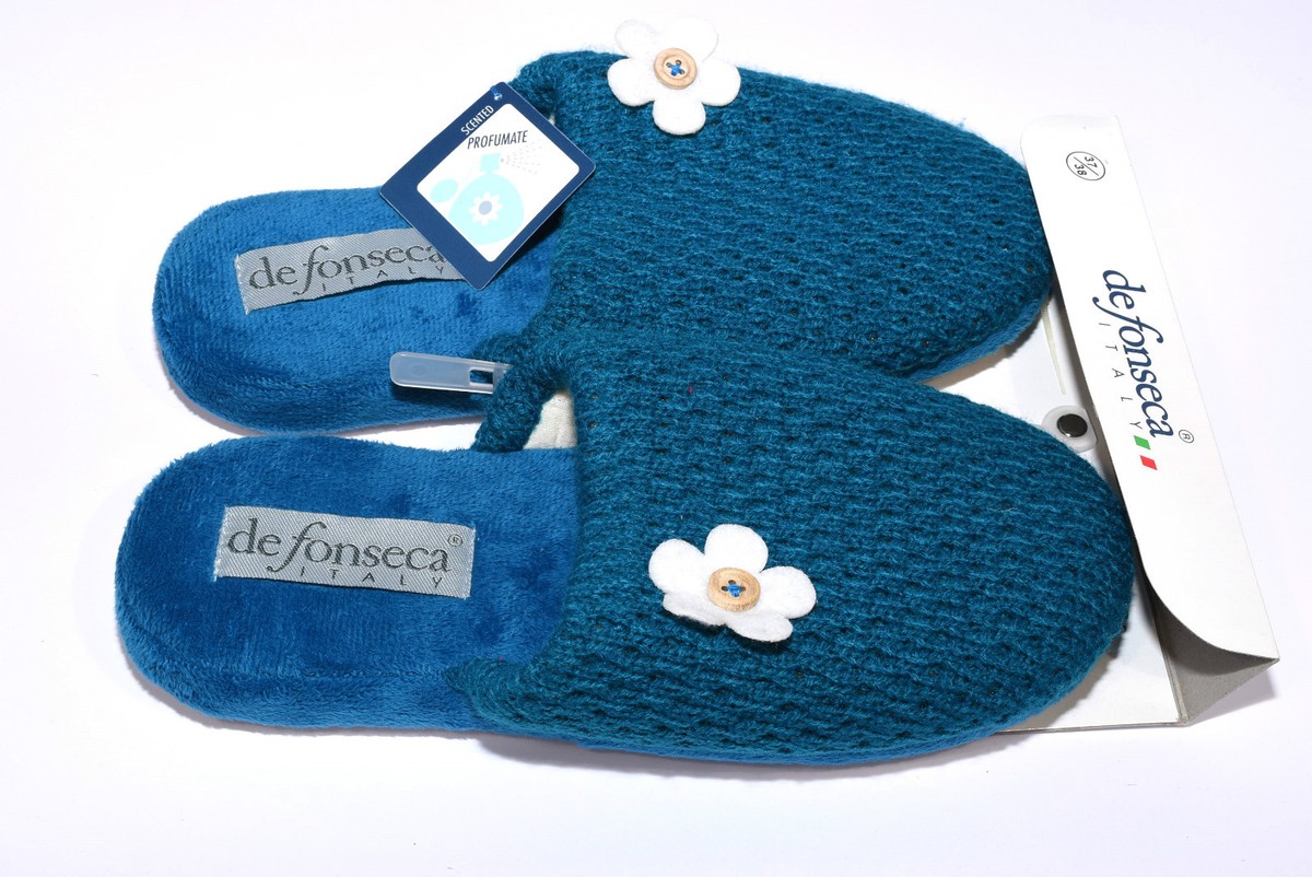 DE FONSECA DE TENDENZA OTTANIO VIOLA Pantofola Ciabatta Donna