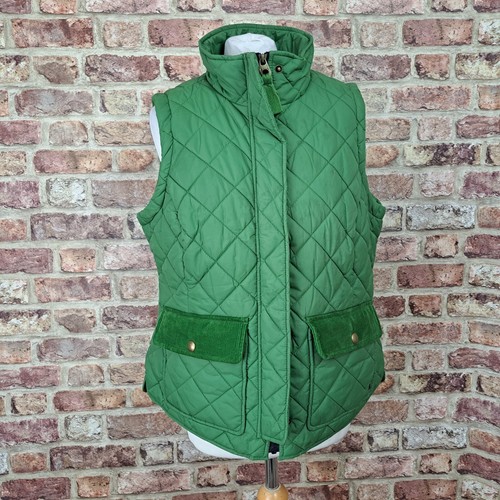 Joules Milham Gilet Padded Vest Green Womens UK 16 Bodywarmer