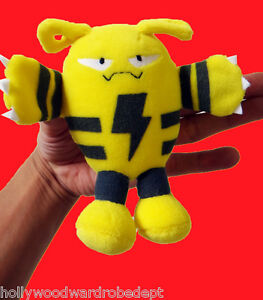 POKEMON lightning bolt ELEKID chest finger puppet JAPAN plush doll figure tomy | eBay