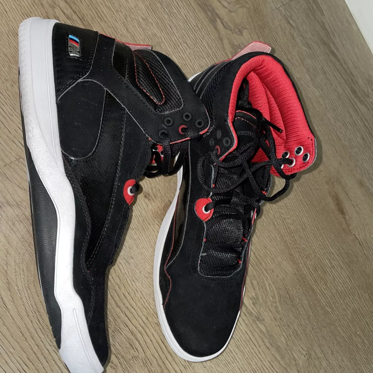 Puma New Bmw M Motorsport High Mens Sneakers Shoes Casual Lace Up Black
