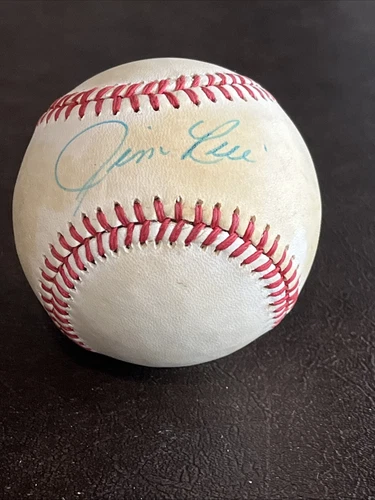 Signed Jim Rice Rawlings American League Baseball JSA Boston Red Sox