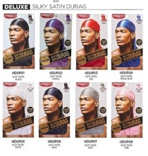 RED BY KISS PREMIUM SILKY SATIN DURAG MEN'S CAP UK 