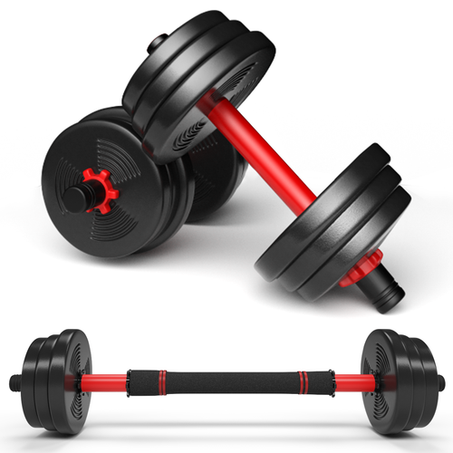Adjustable Barbell and Dumbbells Set 30kg Home Gym Hand Weights
