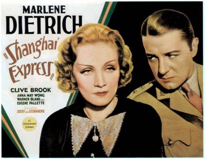 Shanghai Express Poster Marlene Dietrich Clive Brook 1932 Old Movie Photo Ebay